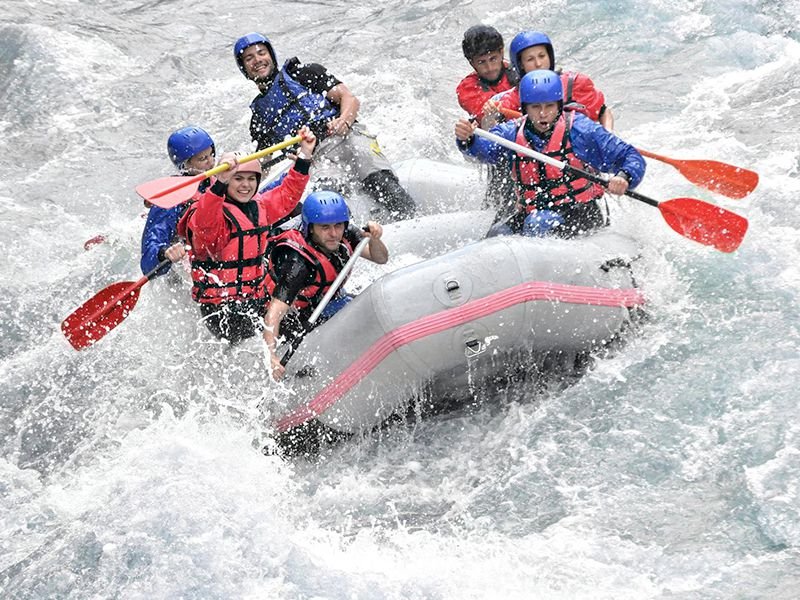 White-water rafting at Kitulgala