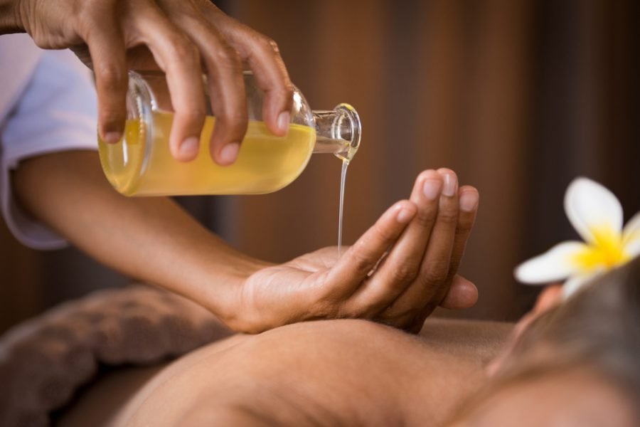 Ayurvedic oil massage
