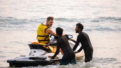 Jet-ski lesson on the south coast